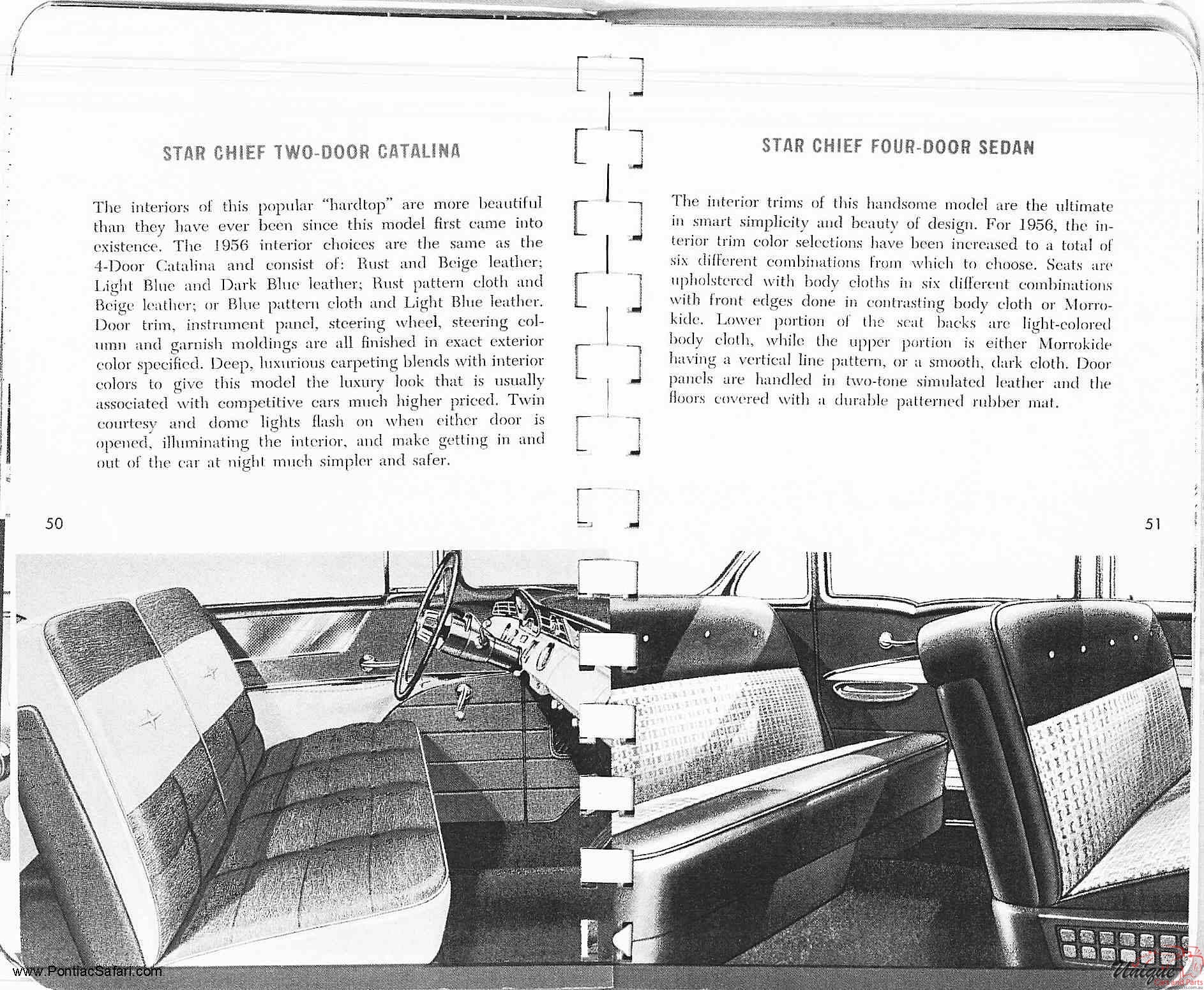 1956 Pontiac Facts Book Page 74